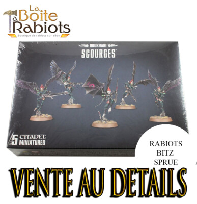 Warhammer 4000 Drukhari Flüche Einzelhandel Rabiot Bitz Sprue