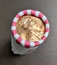 1970-S SHOTGUN WRAPPED ROLL BU UNCIRCULATED LINCOLN CENT PENNIES
