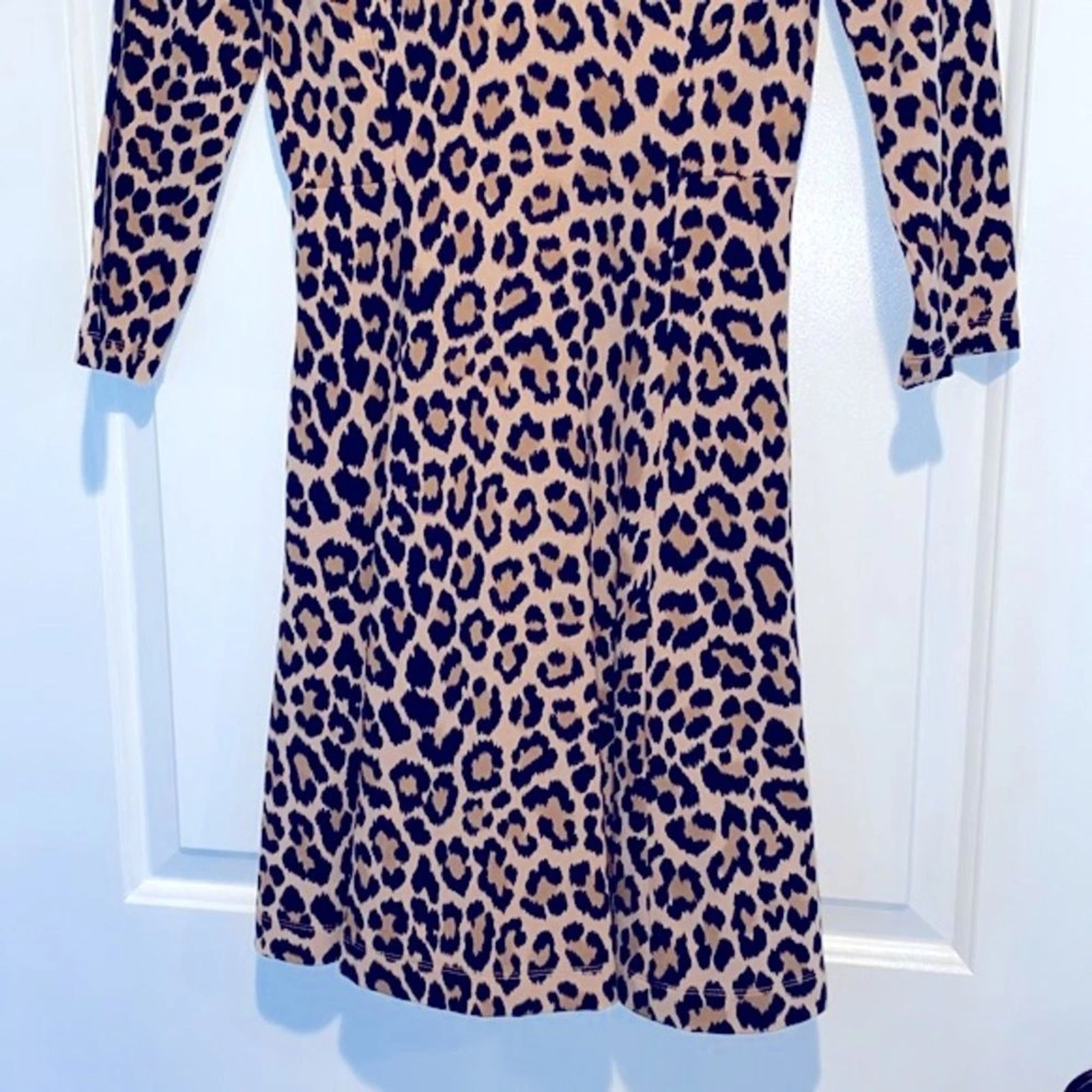 Abito ghepardo Kate Spade Ponte taglia 2 nuovo senza etichette