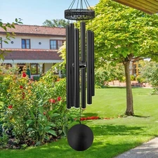 "48'' Wind Chimes for outside Deep Tone - Large Windchimes with 6 Heavy Tubes, O