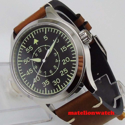 Corgeut 42mm Automatic Men's Watch black dial Miyota Movement Sapphire Luminous - Picture 3 of 7