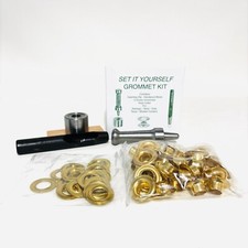C.S. Osborne Brass Grommet Kit Size 04 Upholstery Supply