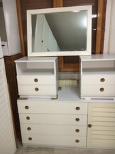 Set Como, comodini e specchio Dal Vera vintage anni 70