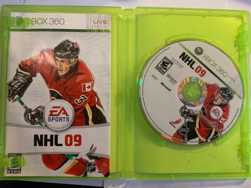 NHL 09 (Microsoft Xbox 360, 2008) COMPLETE!