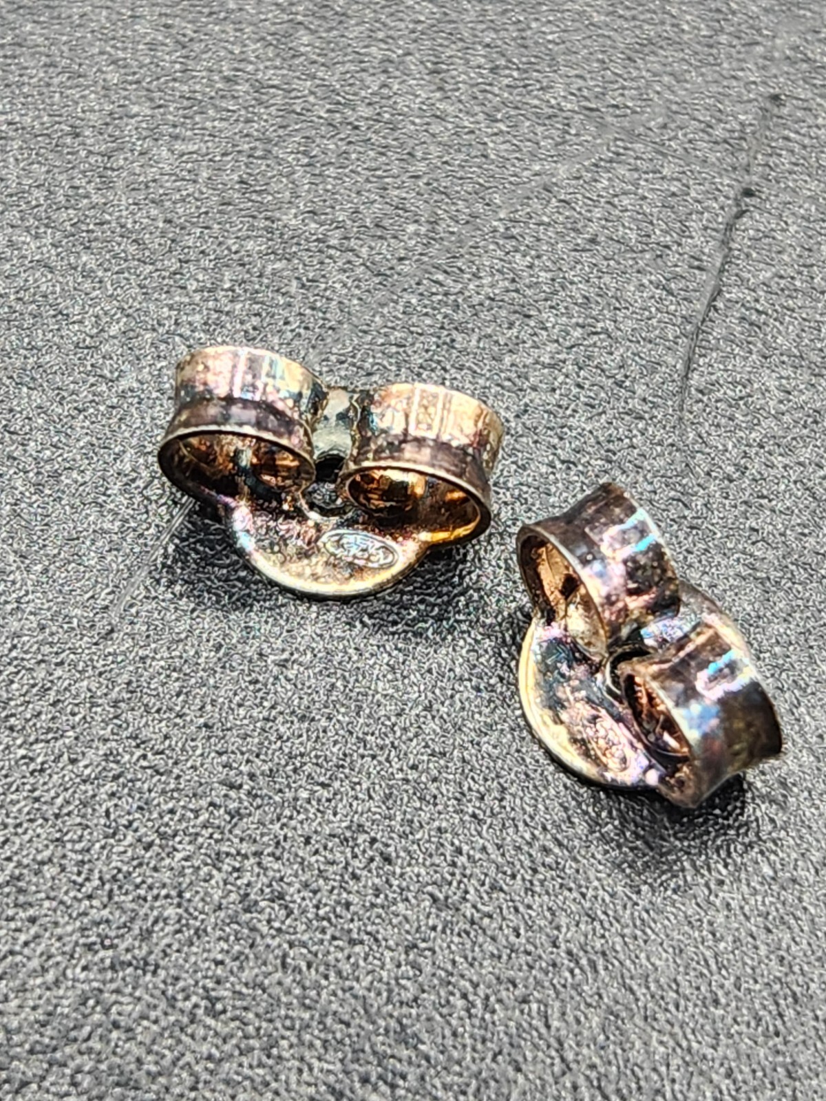 Multicolored Bezel Set Crystals Silver Dangle Ear… - image 7