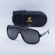 New CARRERA CARRERA1058/S 008AM9 Black/Grey Polarized 63-11-135 Sunglasses