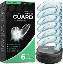 6Pack Thin Mouth Guard for Teeth Grinding Clenching Bruxism Guard Whitening Tray