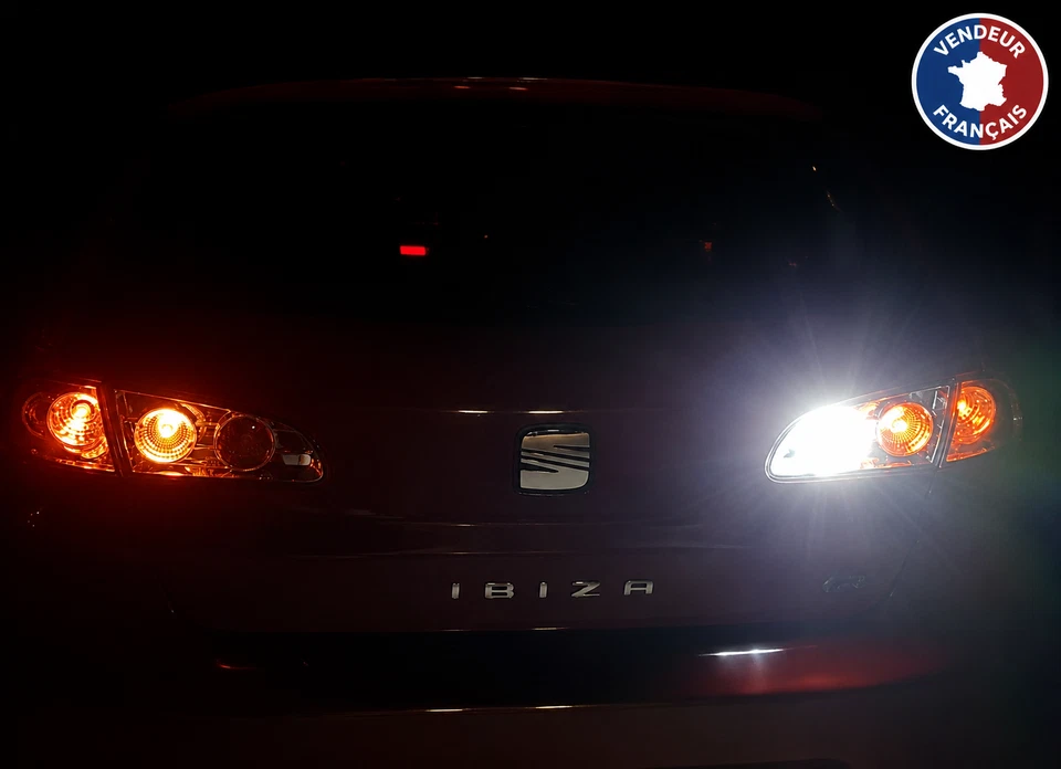 Ampoule LED Feu de recul Blanc 6000K pour Seat Ibiza III 6L FR - Photo 1/1