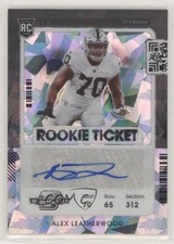 2021 Panini Contenders Optic Cracked Ice Prizm 14/22 Alex Leatherwood Auto 0r5l