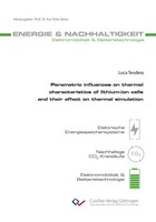 Parametric Influences On Thermal Characteristics Of Lithium-Ion Cells And...
