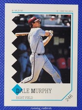 1992 Panini Stickers Dale Murphy #246 - Italian Oddball - 10+ Items Ship FREE!