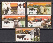 Biélorussie - Courrier 2007 Yvert 611/15 ** MNH Animaux Domestiques