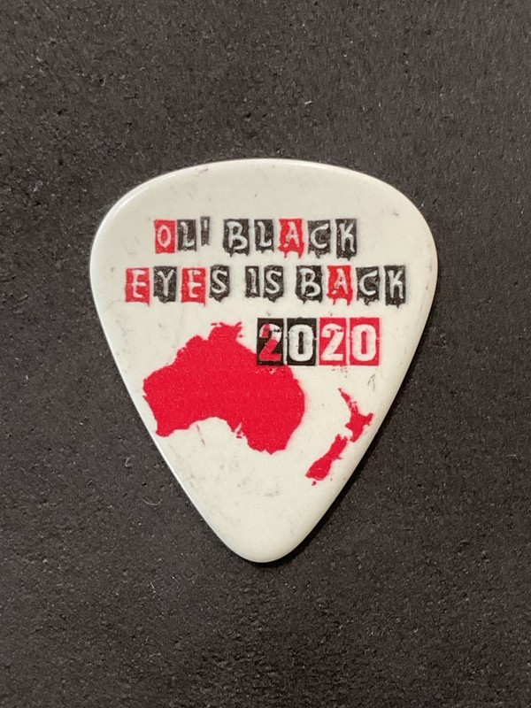 Tommy Henriksen Alice Cooper AUS 2020 Signature Tour Guitar Pick (O)