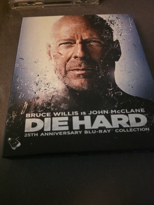 Die Hard (25th Anniversary 4-Movie Blu-ray Collection, 2013) Slipcover  Like New