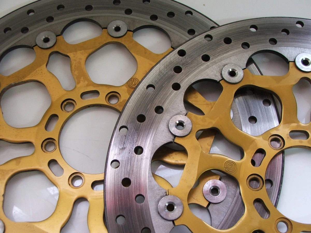 DUCATI 996 OEM BREMBO GOLDLINE 320MM FRONT BRAKE DISCS 748 916 MONSTER ST4