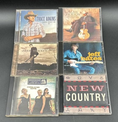 Lot Of 6 Country CD s - Alan Jackson - Jeff Bates - Trace Adkins - Dixie Chicks