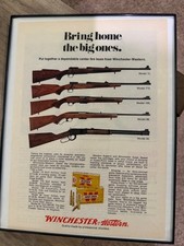 Ajouter fusil winchester encadré 9x12" avec 5 de ses fusils les plus populaires des années 50