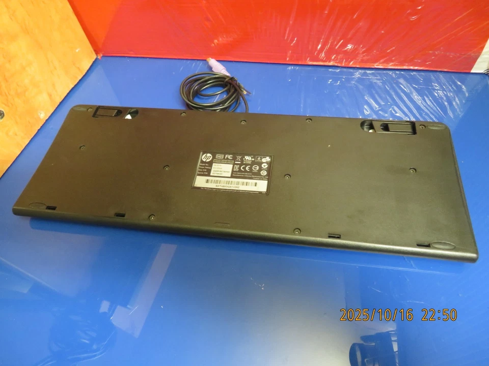 HP KB-0316 AZERTY PS/2 PS2 Wired Desktop Computer Keyboard Tastatur In Deutsch. - Bild 3 von 4