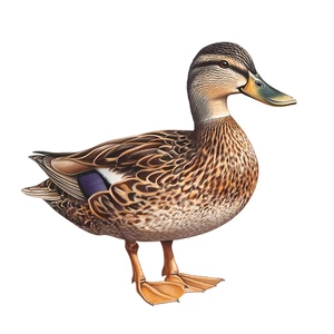 Duck Mallard Bird Self Adhesive Vinyl Sticker