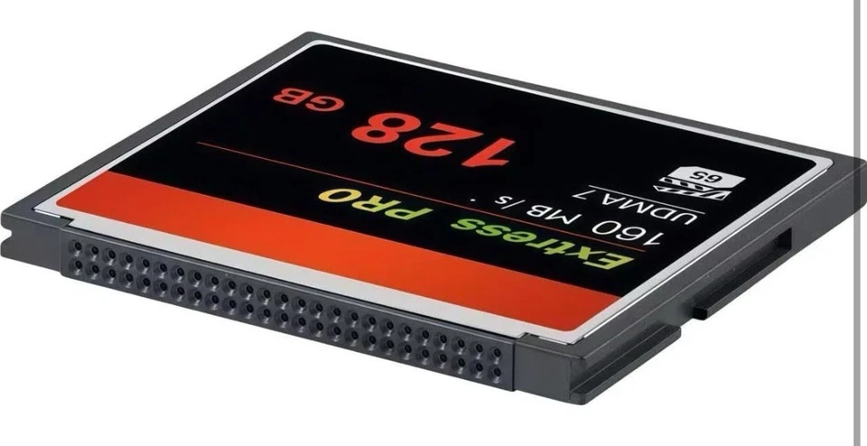 HSANYIUR 128GB UDMA Speed Up To 160MB/s, Original CF Card Camera Memory Card - Image 3 of 4