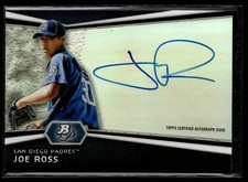 2012 BOWMAN PLATINUM AUTO JOE ROSS PADRES