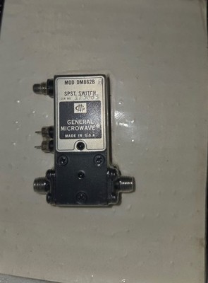 GENERAL MICROWAVE  RF SWITCH MODEL  DM-8623 NEW (NOS)