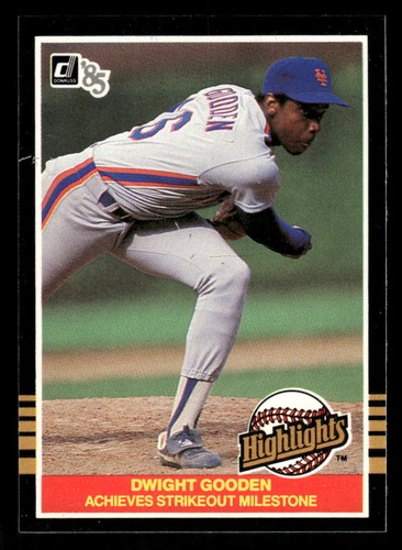 Dwight Gooden #33 1985 Donruss Highlights card