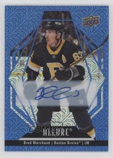 2022-23 Upper Deck Allure Blue Line Auto 20/35 Brad Marchand #57 Auto 1d59