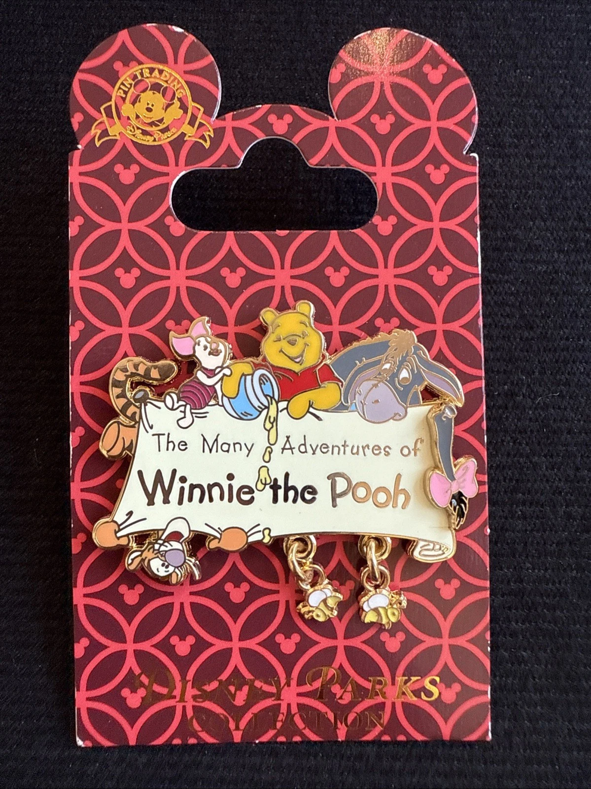 Disney Parks The Many Adventures of Winnie The Pooh Bees Dangle Pin