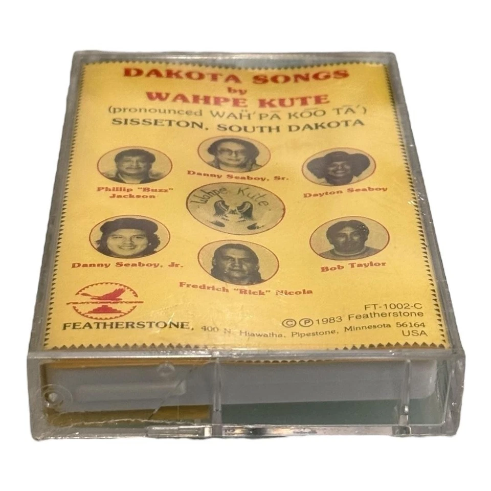 Vintage Wahpe Kute Cassette Dakota Songs Native American Live 1983 FT-1002-C - Image 2 of 4