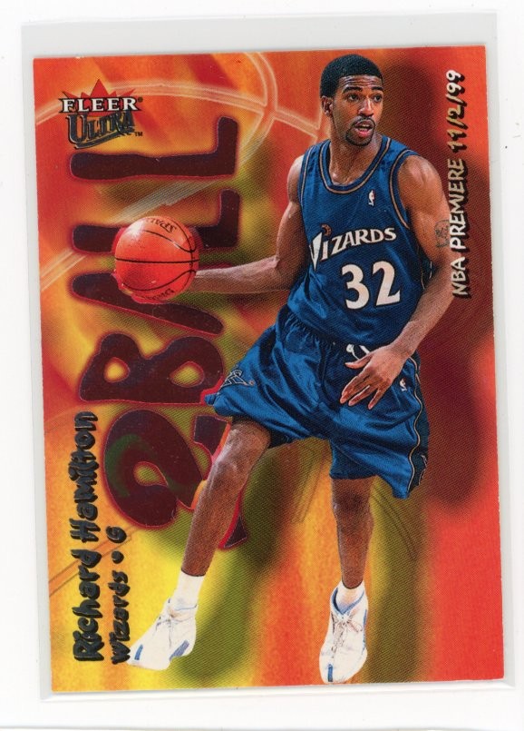 2000-01 Ultra #15 TB Richard Hamilton Two Ball
