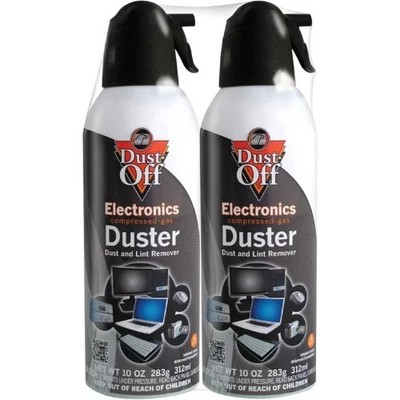 2 PACK COMPRESSED AIR DUSTER 10oz   Falcon Dust-Off Spray Cleaner for Electronic