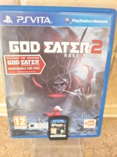God Eater 2 Rage Burst for PlayStation PS Vita - English - VGC - FREE Fast Post!