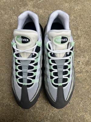Nike Air Max 95 Fresh Mint White Granite Dust Grey Mens Size 9.5