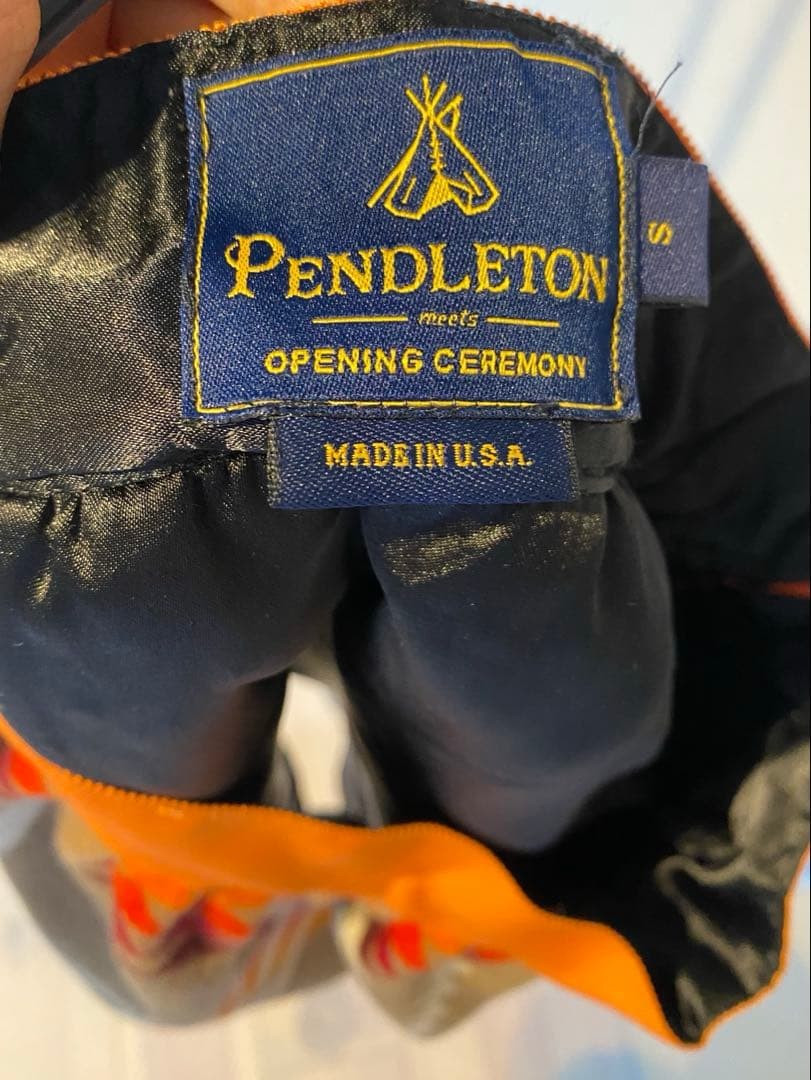 Pendleton Native Pattern Wool Skirt S Size - image 3