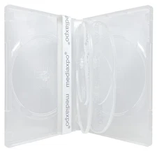 Clear 6 Disc DVD Cases Lot