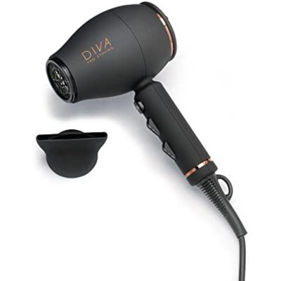 Diva Pro Styling Intenso 4000 Pro kompakter & leichter Haartrockner schwarz