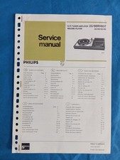 PHILIPS 22/66RH837 Tuner Amplifier Record Player SERVICE MANUAL ORIGINALE Schemi