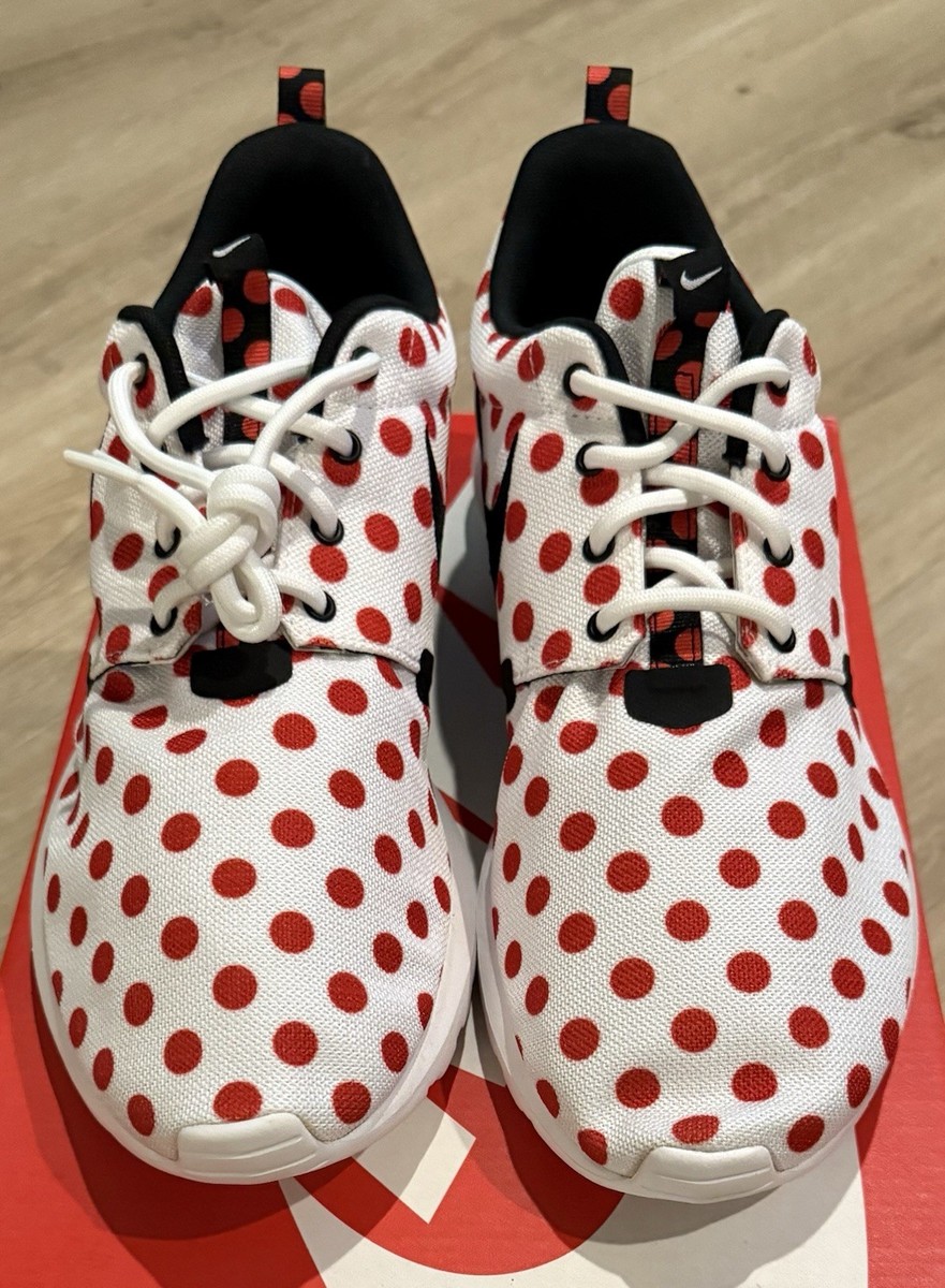nike roshe polka dot red