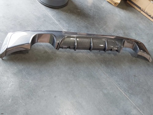 USED FOR BMW F22 F23 M235i M240i M SPORT QUAD EXHUAST REAR DIFFUSER CARBON LOOK