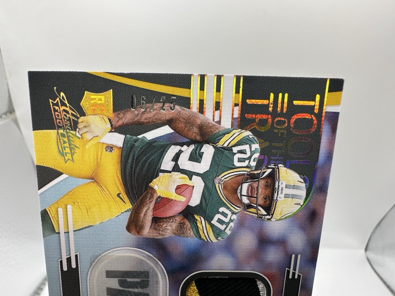 2025 Panini Absolute Matthew Golden Rookie Dual Patch Auto /25 Packers view 7