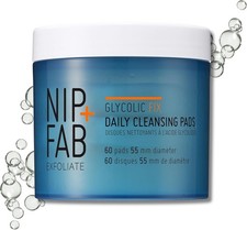 Image of Nip + Fab Glycolic Acid Fix Daily Cleansing Pads for Face with Hyaluronic Acid,