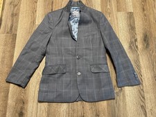 Appaman Fine Tailoring Jacket, Boys Size Small, Gray, Suit Jacket, Two Buttons