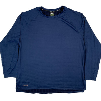 Russell Athletic Intellifresh Thermo blau Langarm T-Shirt Herren Größe 2XL