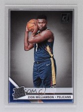 2019-20 Panini Clearly Donruss Rated Rookie Variation Zion Williamson #V51 0ls