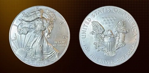 2014 American Silver Eagle $1 One Troy Ounce .999 Fine Silver MS BU UNCIRCULATED