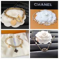 Luxury Charm Cuff Bangle  Women Wrist Bracelet Daily&Party Jewelry Gift