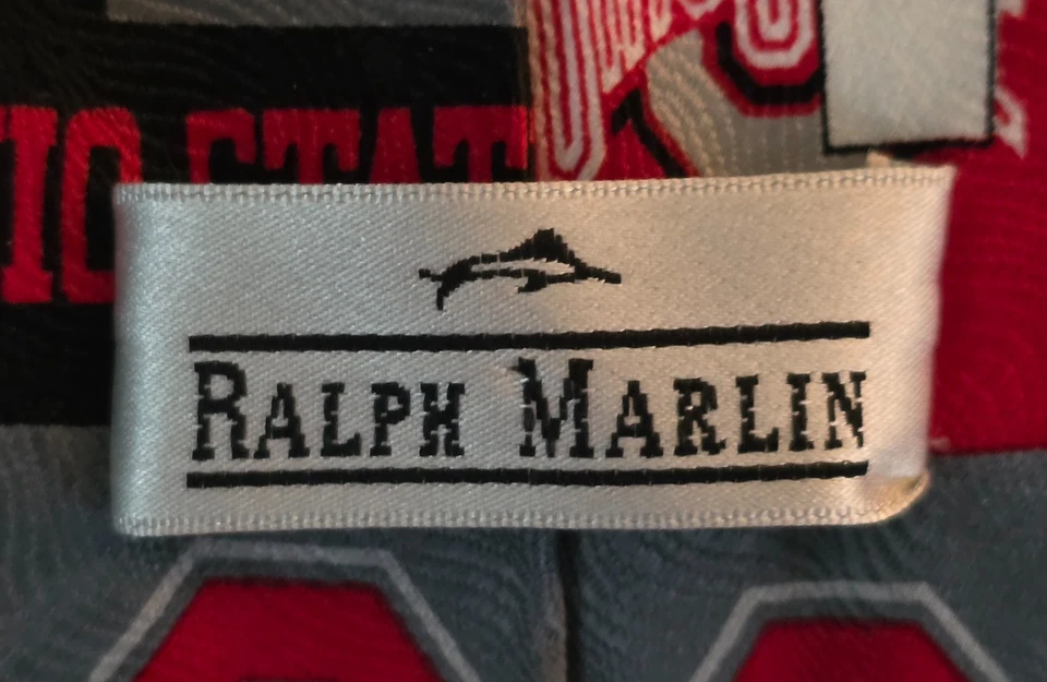Corbata para hombre Ohio State University Buckeyes Brutus de Ralph Marlin Foto 2 de 4