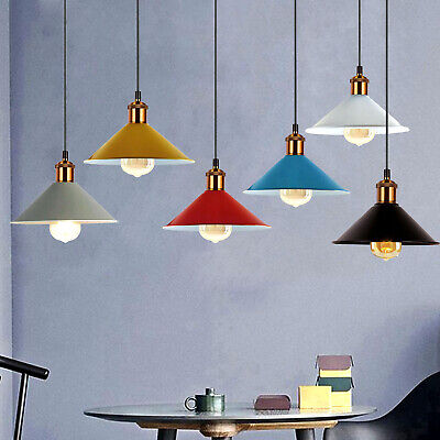 Suspension design lustre vintage Métal luminaire plafond cuisine E27  chambre