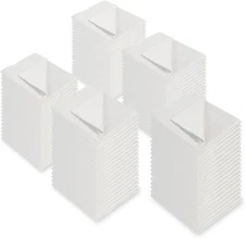 AAwipes Eyeglasses Cleaning Cloth Glasses Cloths Bulk (5.5"x5.5", White, 100 pcs